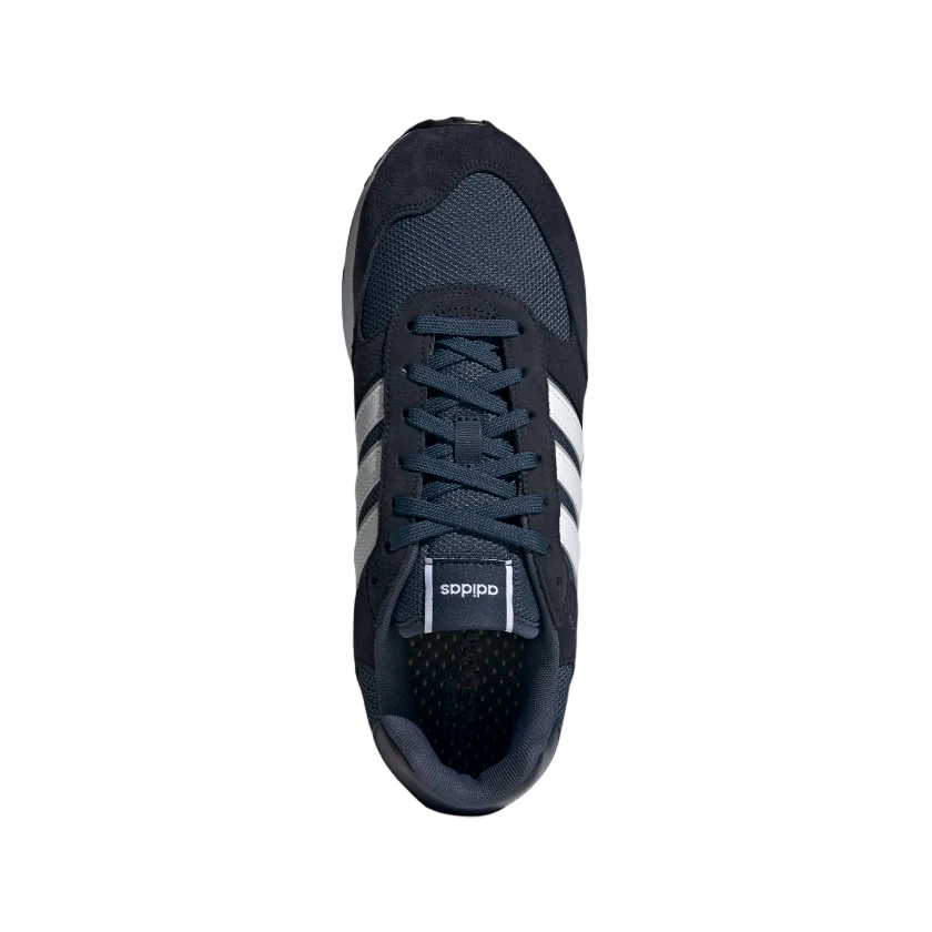 Adidas scarpa sneakers da uomo Run 80S GV7303 blu vista dall'alto