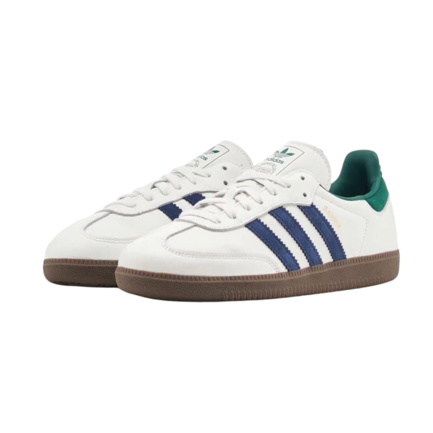 Adidas scarpa sneakers da uomo Samba OG IH4882 bianco