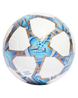 Adidas pallone da calcio UCL Training con grafica UEFA Champions League IA0952 bianco-argento-azzurro misura 5