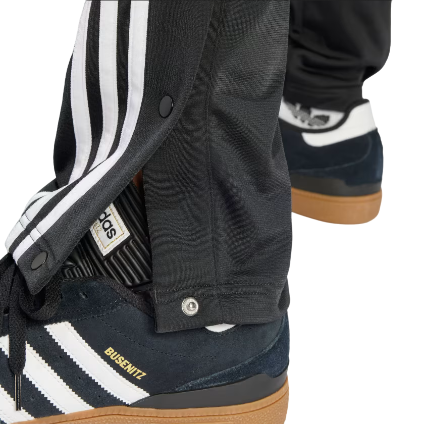 Adidas pantalone sportivo con bottoni Adicolor Adibreak IM8219 nero bianco