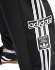Adidas pantalone sportivo con bottoni Adicolor Adibreak IM8219 nero bianco