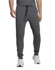 Adidas pantalone sportivo da uomo in cotone felpato HL2243 grigio