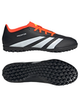 Adidas scarpa da calcetto da uomo Predator Club Turf IG7711 nero-bianco-rosso