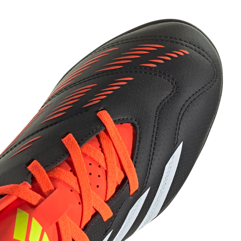 Adidas scarpa da calcetto da uomo Predator Club Turf IG7711 nero-bianco-rosso