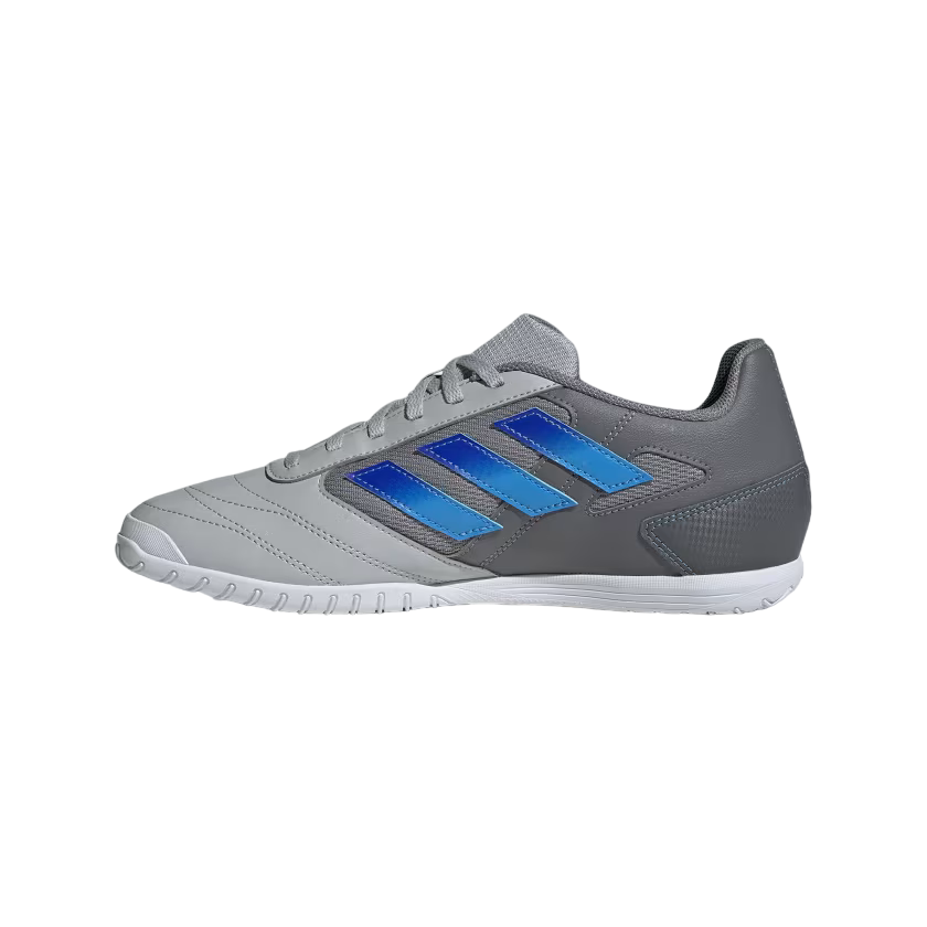 Adidas scarpa da calcetto da uomo Super Sala 2 Indoor IE7556 grigio-blu