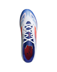 Adidas scarpa da calcio da adulto F50 Club Flexible Ground FxG IE0611 bianco-rosso-blu