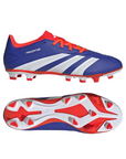 Adidas scarpa da calcio da adulto Predator Club FxG IF6344 blu-bianco