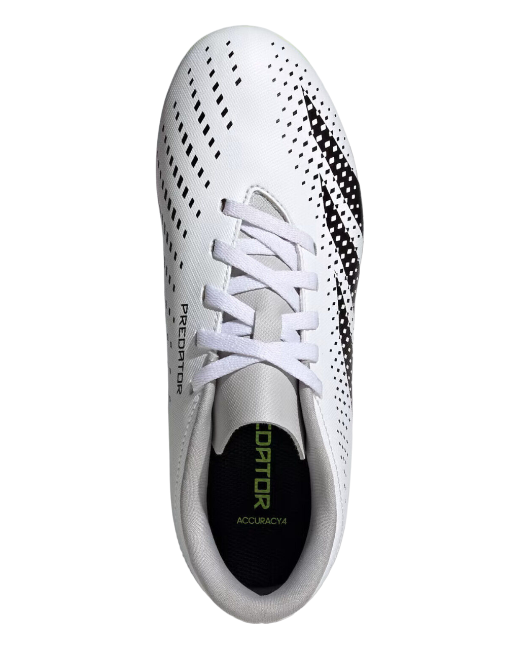 Adidas scarpa da calcio da ragazzi Predator Accuracy.4 FxG IE9434 bianco-nero