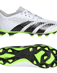 Adidas scarpa da calcio da ragazzi Predator Accuracy.4 FxG IE9434 bianco-nero