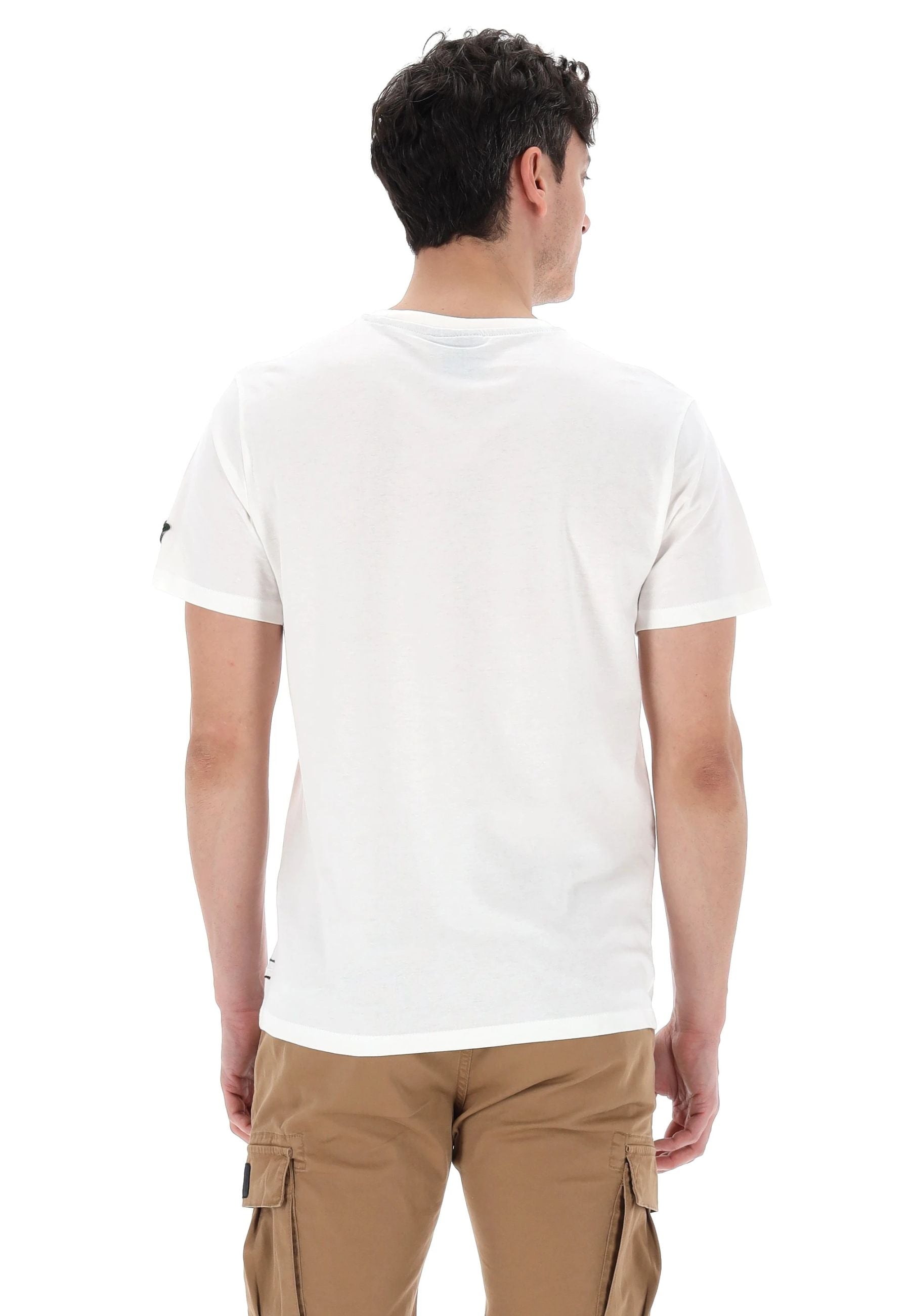 Aeronautica Italiana T-shirt Uomo Manica Corta Bianca - ARE6TS035797U