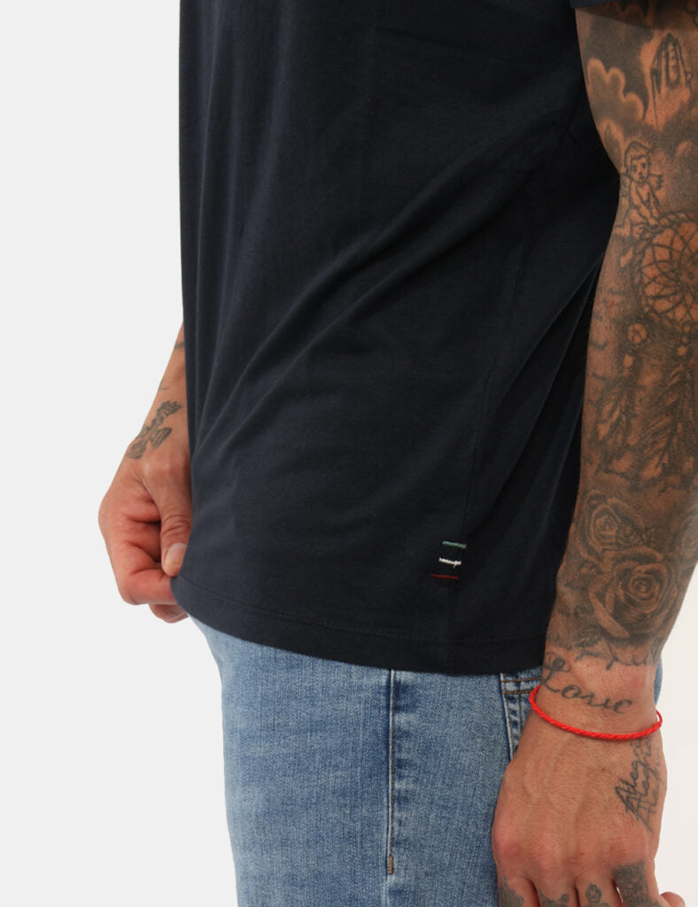 Aeronautica Italiana T-shirt Uomo Manica Corta Nera - ARE6TS035797U