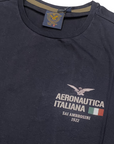 Aeronautica Italiana maglietta manica corta da uomo 035797U blu