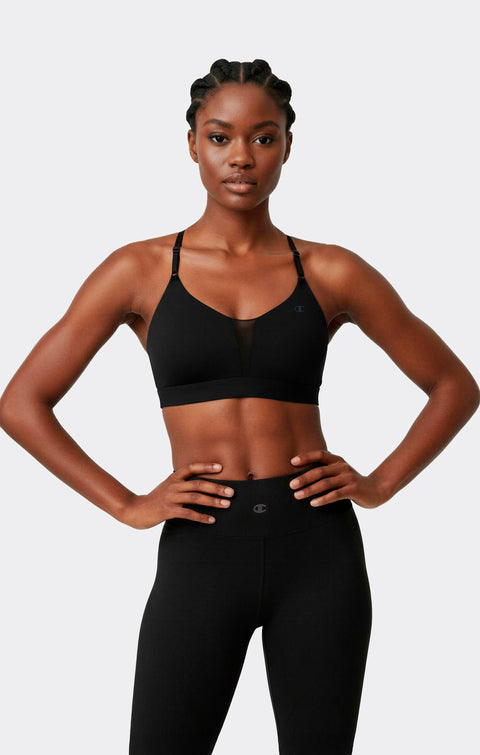 Champion Reggiseno Donna Performance Interlock Nero 117418-KK001 nero