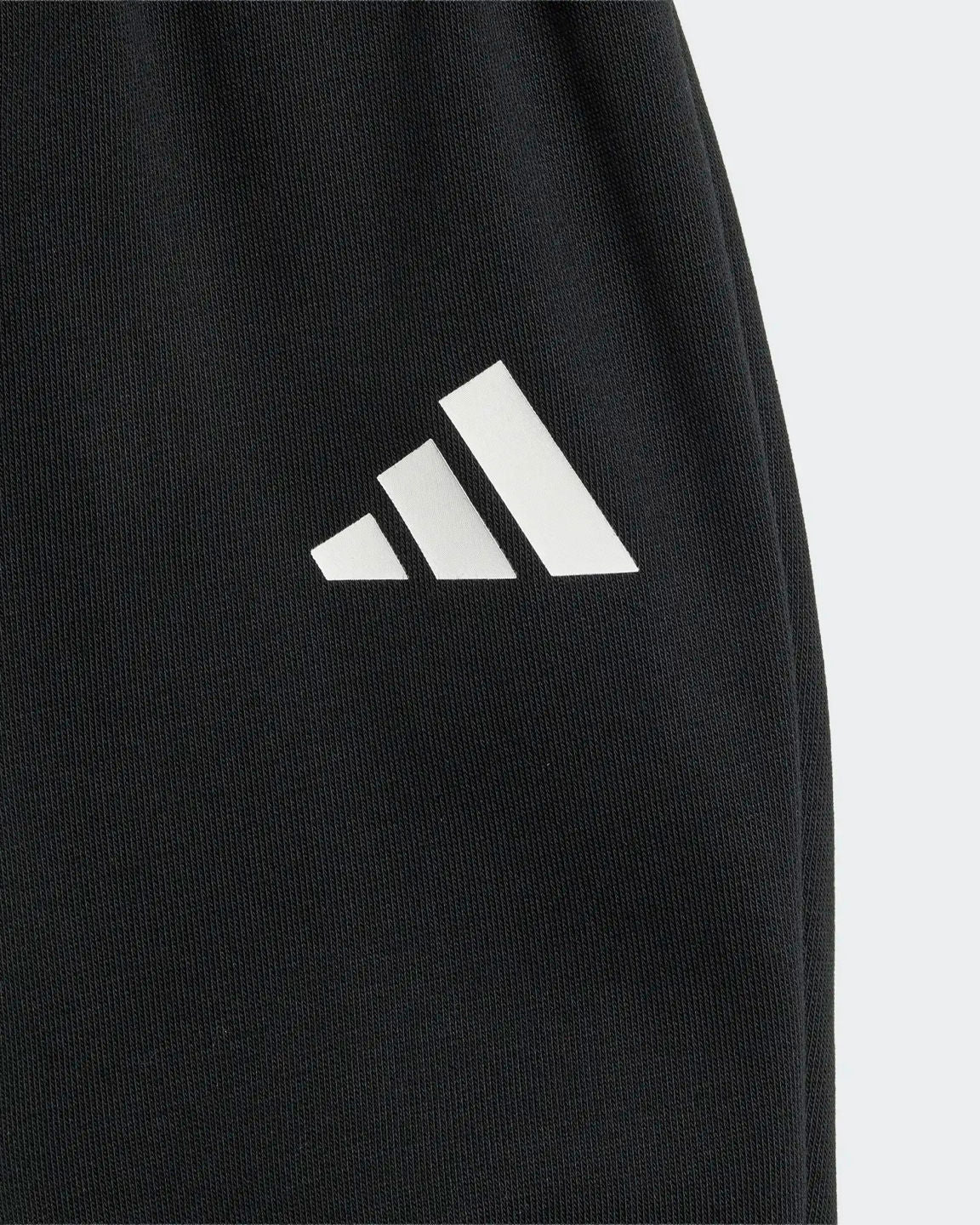 Adidas tuta sportiva da infant in cotone garzato KR6782 rosso-nero