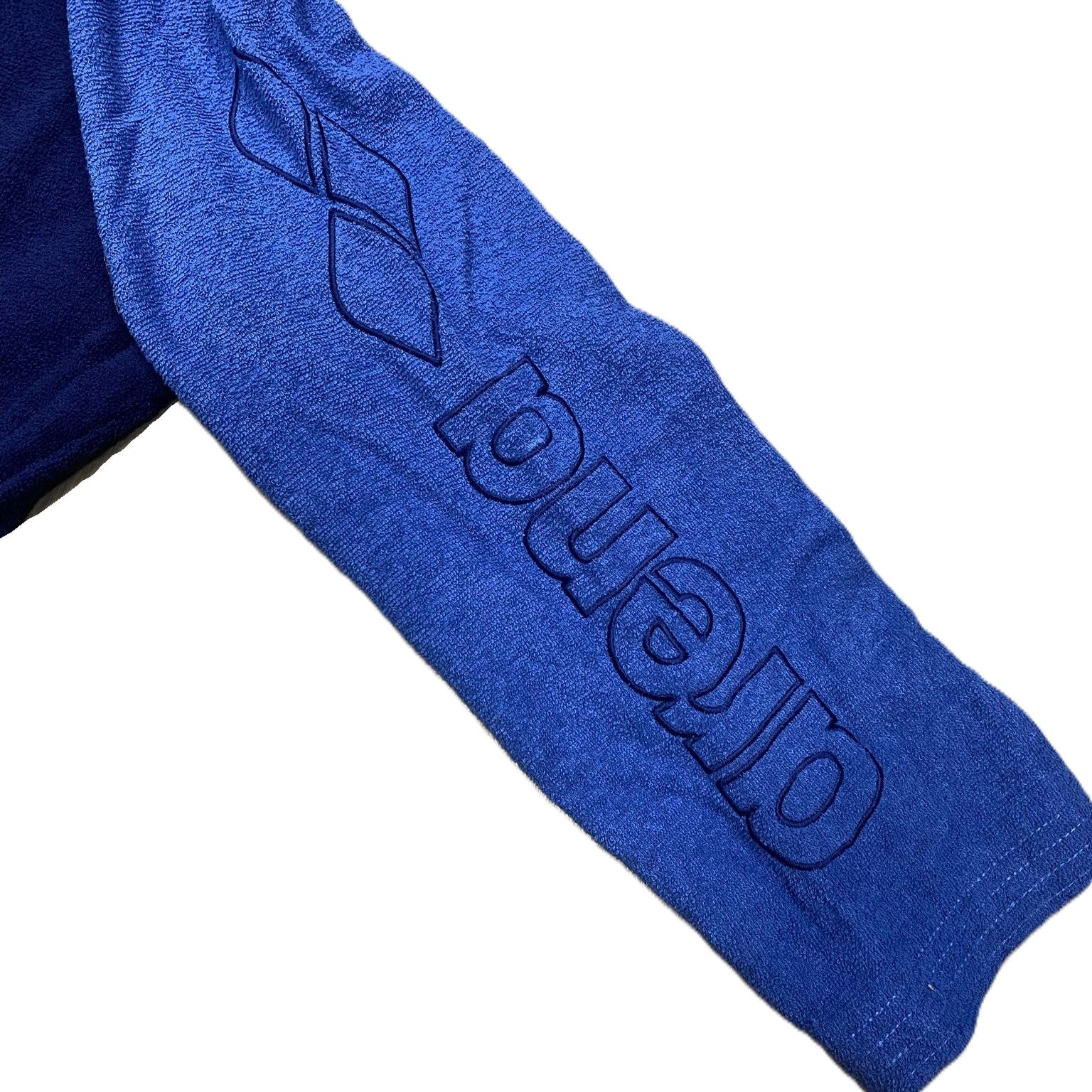 Arena Accappatoio Cotton Robe Bicolor 011690 780 Blu-Azzurro – Comfort Assorbente - logo