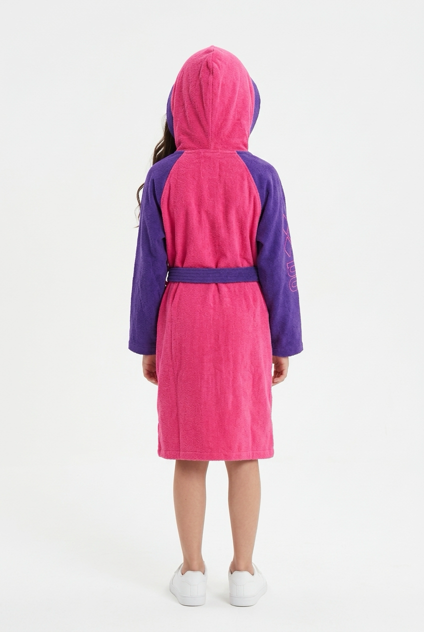 Arena Accappatoio Junior Cotton Robe 011690-909 Rosa-Viola Comfort e Assorbenza