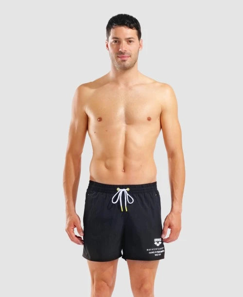 Arena Graphic Beach Short Uomo Nero 010891500