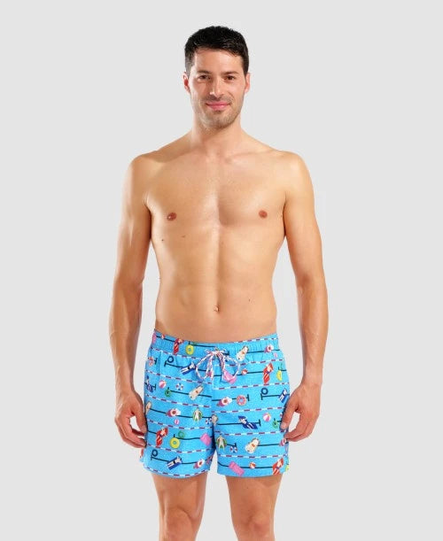 Arena costume da bagno a pantaloncino da uomo Water Allover 007159805 multicolore