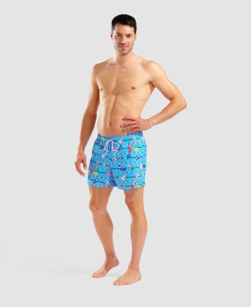 Arena costume da bagno a pantaloncino da uomo Water Allover 007159805 multicolore