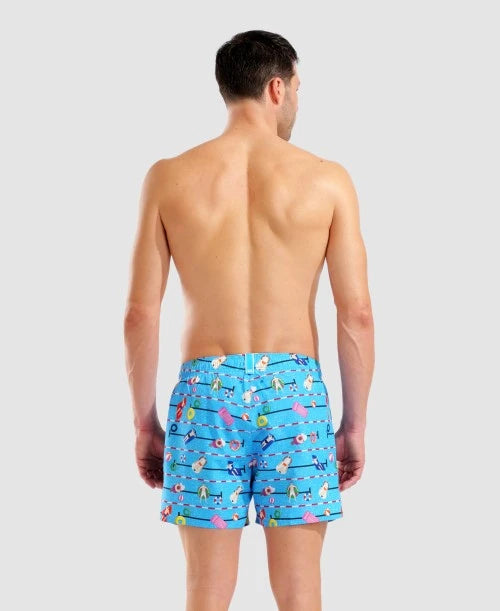 Arena costume da bagno a pantaloncino da uomo Water Allover 007159805 multicolore