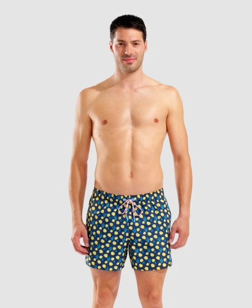 Arena costume da bagno a pantaloncino da uomo Water Allover Fish 007159730 multicolore