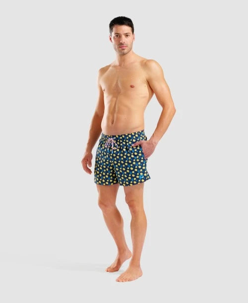 Arena costume da bagno a pantaloncino da uomo Water Allover Fish 007159730 multicolore