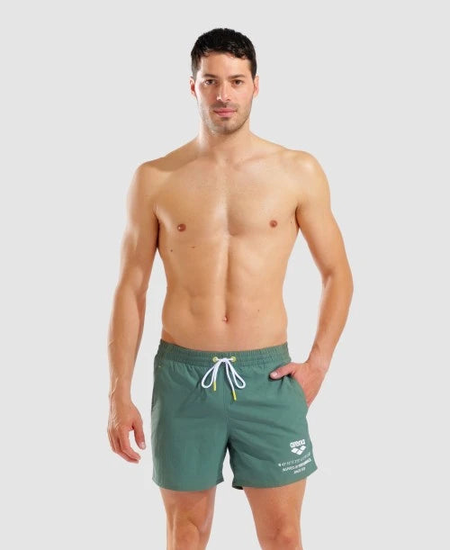 Arena costume da mare a pantaloncino Graphic Beach 010891600 salvia