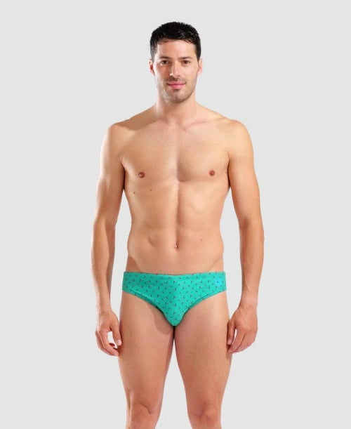Arena costume da piscina da uomo Briefs Allover Flags 005244670 verde
