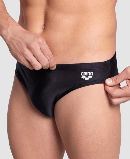 Arena costume da piscina da uomo Santamarias R 006449501 nero-bianco
