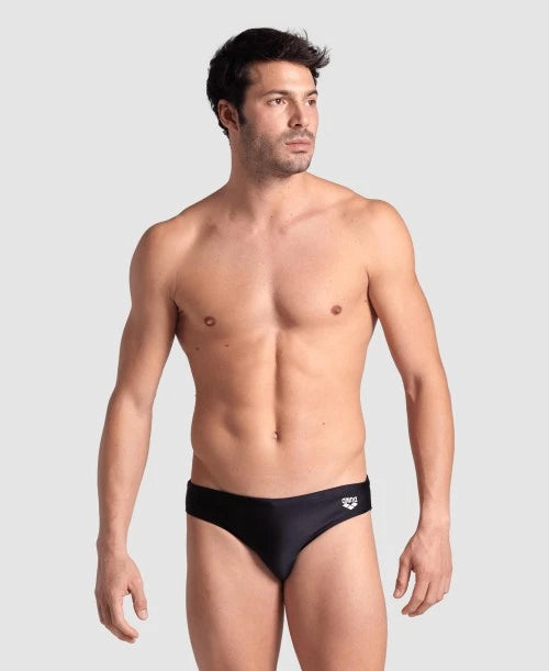 Arena costume da piscina da uomo Santamarias R 006449501 nero-bianco