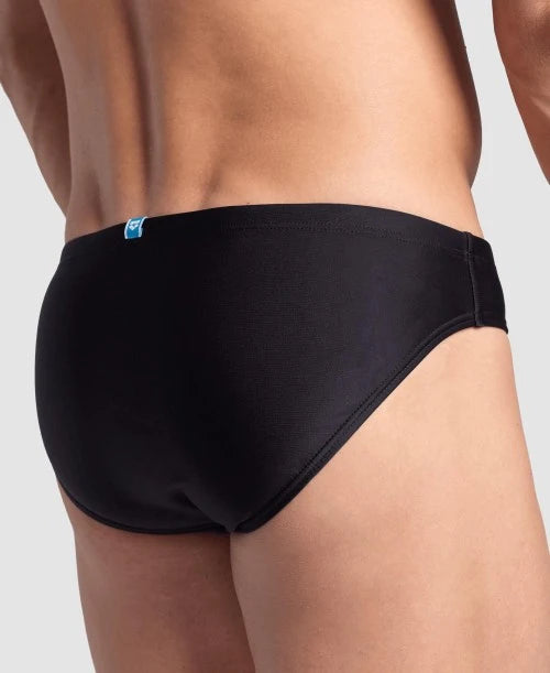 Arena costume da piscina da uomo Santamarias R 006449501 nero-bianco