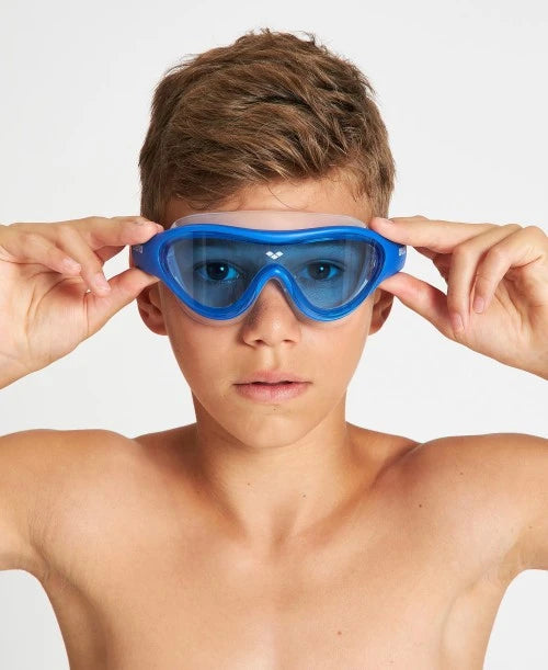 Arena maschera da nuoto per junior 6-12 anni The One Mask 004309 200 blu-rosso