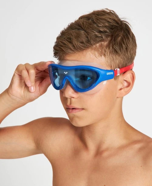 Arena maschera da nuoto per junior 6-12 anni The One Mask 004309 200 blu-rosso