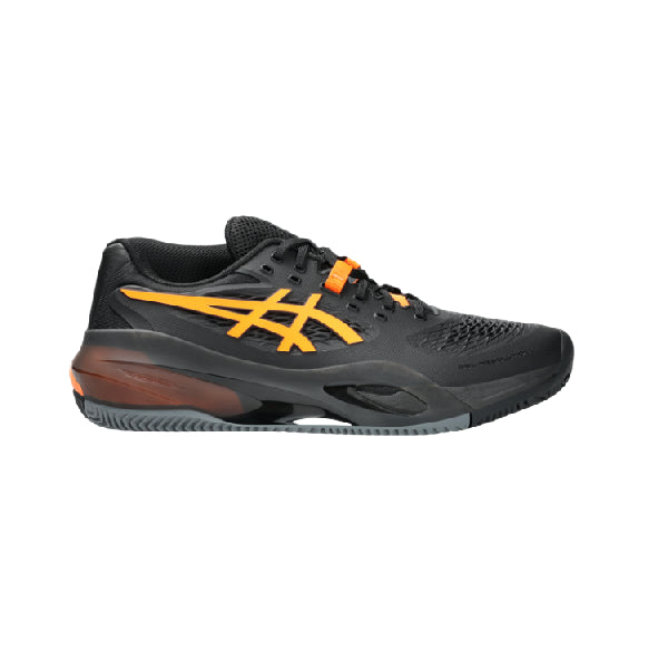 Asics Gel-Resolution X Clay Scarpe Tennis Uomo Terra Battuta - 1041A485-001 Nero-Arancio - esterno