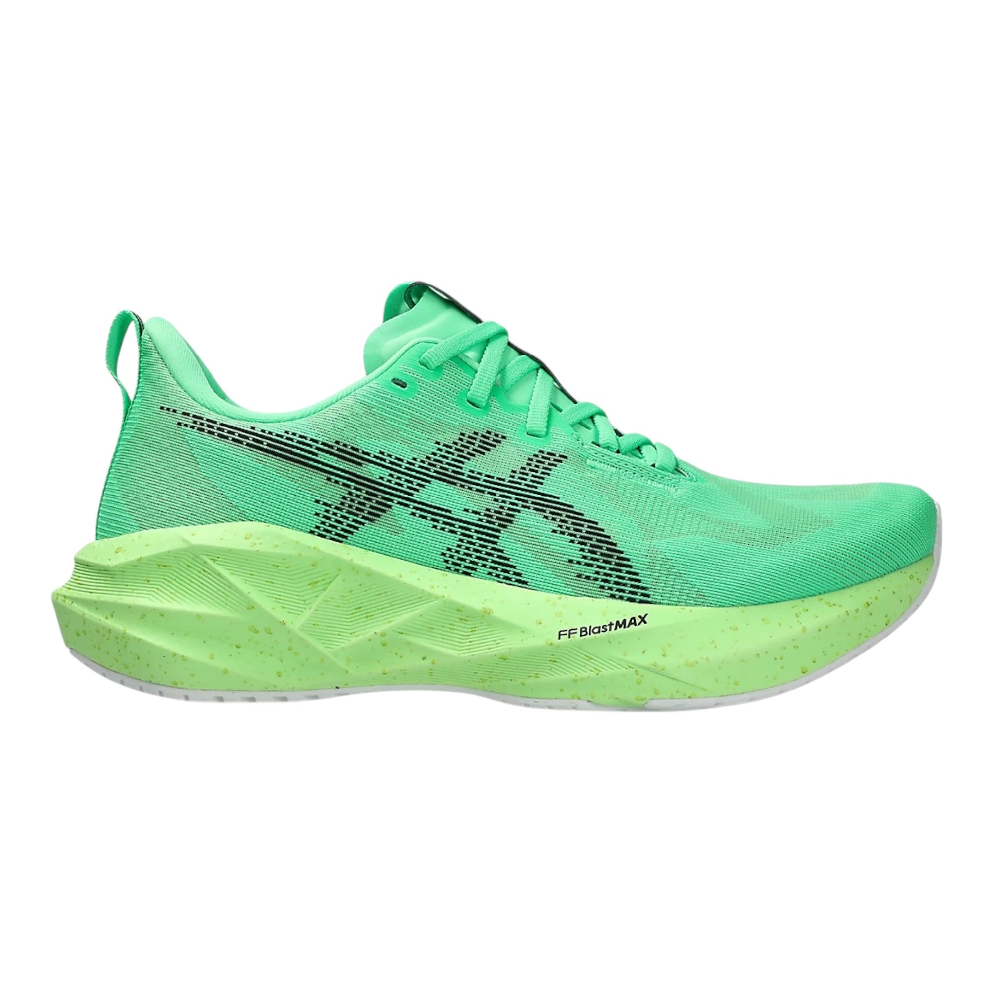 Asics Novablast 5 Ekiden 1011C224-300 Verde Nero Uomo Running