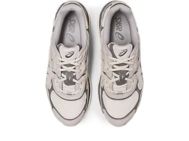 Asics scarpa sneakers da uomo Gel-NYC 1201A789-103 crema-grigio vista dall'alto