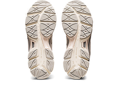 Asics scarpa sneakers da uomo Gel-NYC 1201A789-103 crema-grigio vista suola