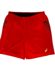 Asics pantaloncino sportivo per la corsa 2 in 1 7IN 2011A308-611 rosso