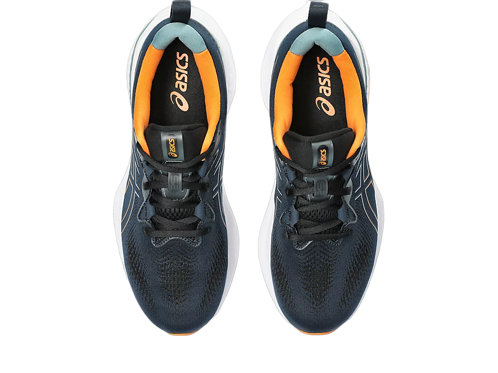 Asics scarpa da corsa da uomo Gel Cumulus 25 1011B621-407 blu arancione