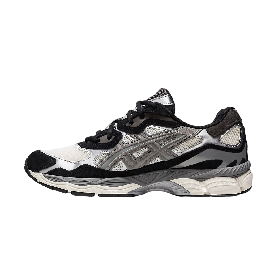 Asics scarpa sneakers da uomo Gel-NYC 1201A789-750 avorio-grigio argilla