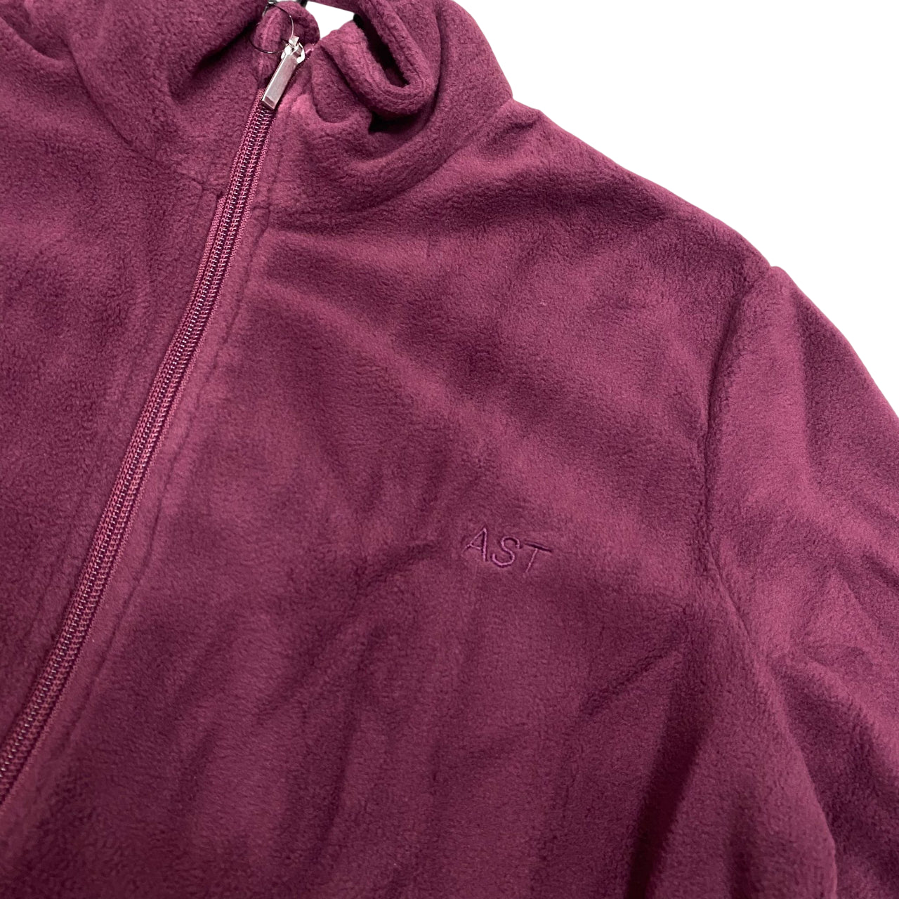 Astrolabio Maglia Micro Pile Donna AB6F-323 Viola | Zip intera calda leggera trekking sport - dettaglio