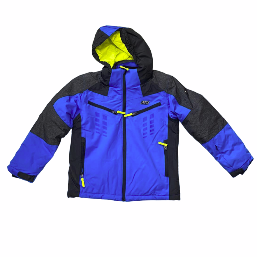 Astrolabio completo da sci da ragazzo JU9L B33 azzurro nero giacca