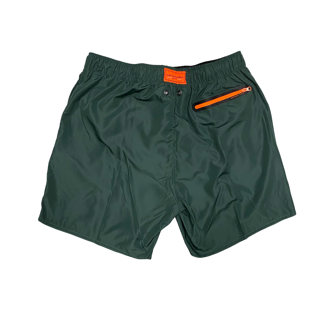 Astrolabio costume a pantaloncino da uomo con cerniera al taschino posteriore M87C QL5 verde_retro