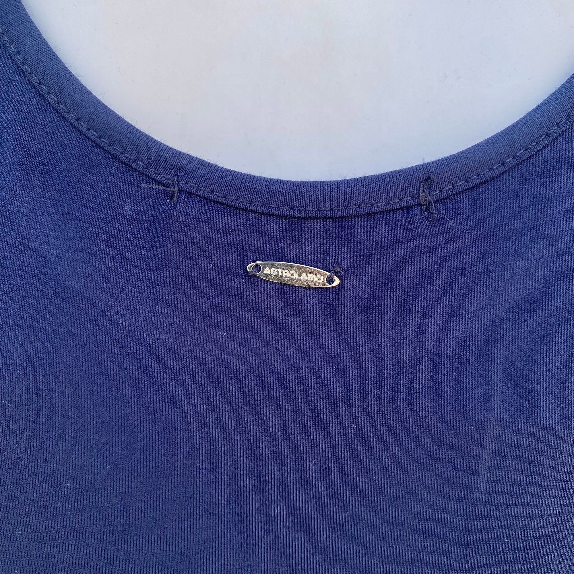 Astrolabio vestito smanicato da donna M86G 956 blu_dettaglio1