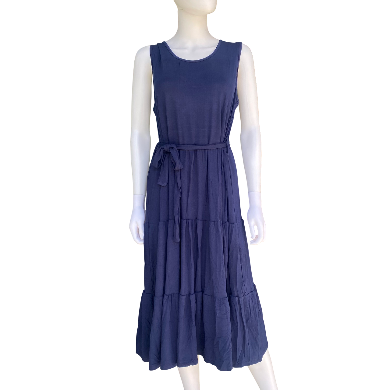 Astrolabio vestito smanicato da donna M86G 956 blu_fronte
