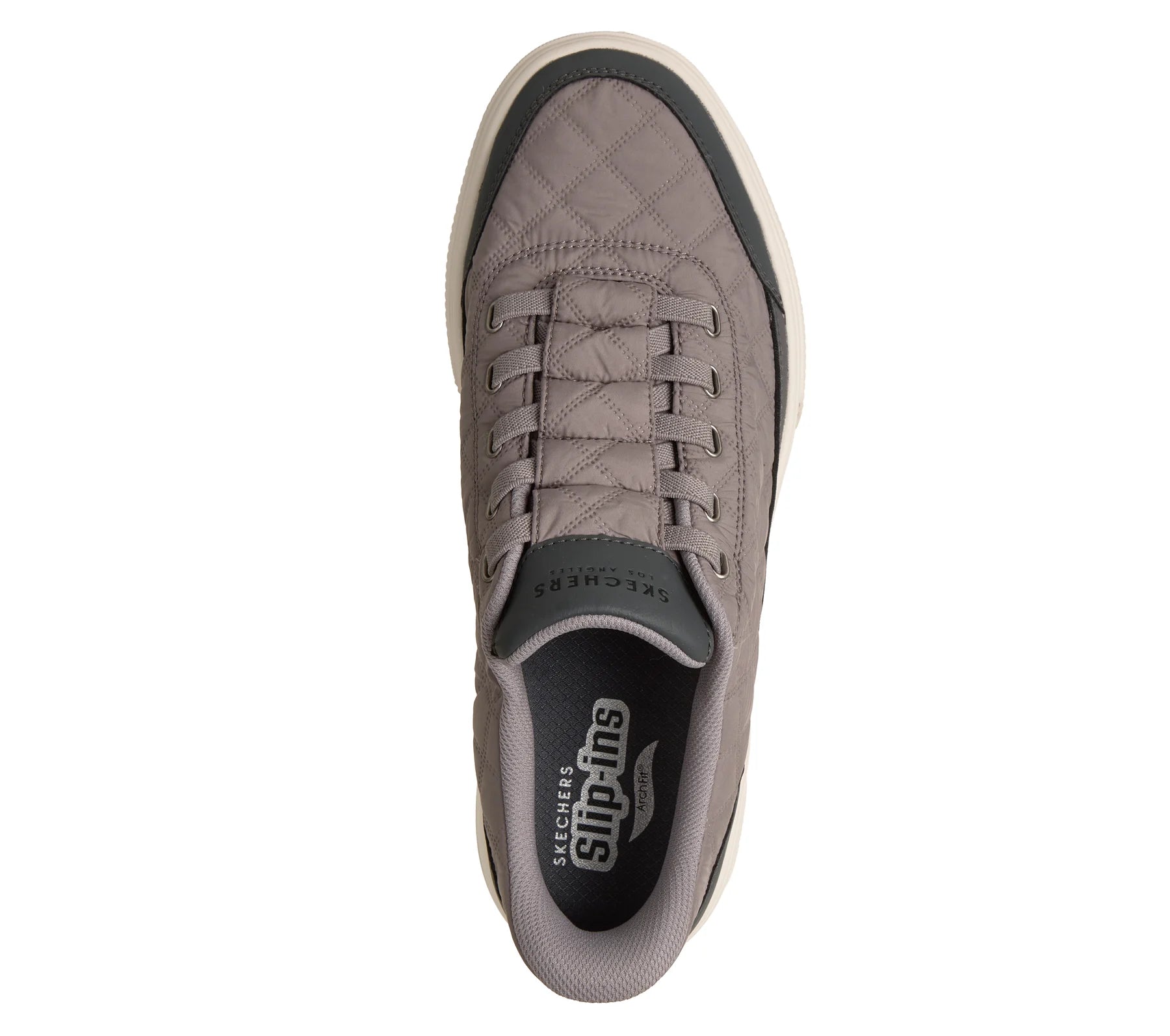 Skechers scarpa sneakers da uomo Slip-ins Arch Fit Arcade Cozy Fit Charming Daze 183227-GRY grigio