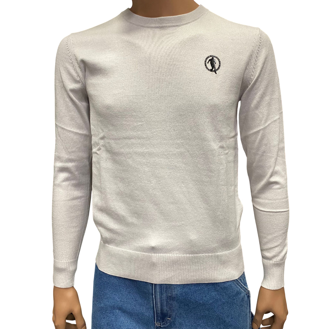 Bikkembergs Maglia Girocollo Uomo BMM1259 3010 beige – Stile e Comfort