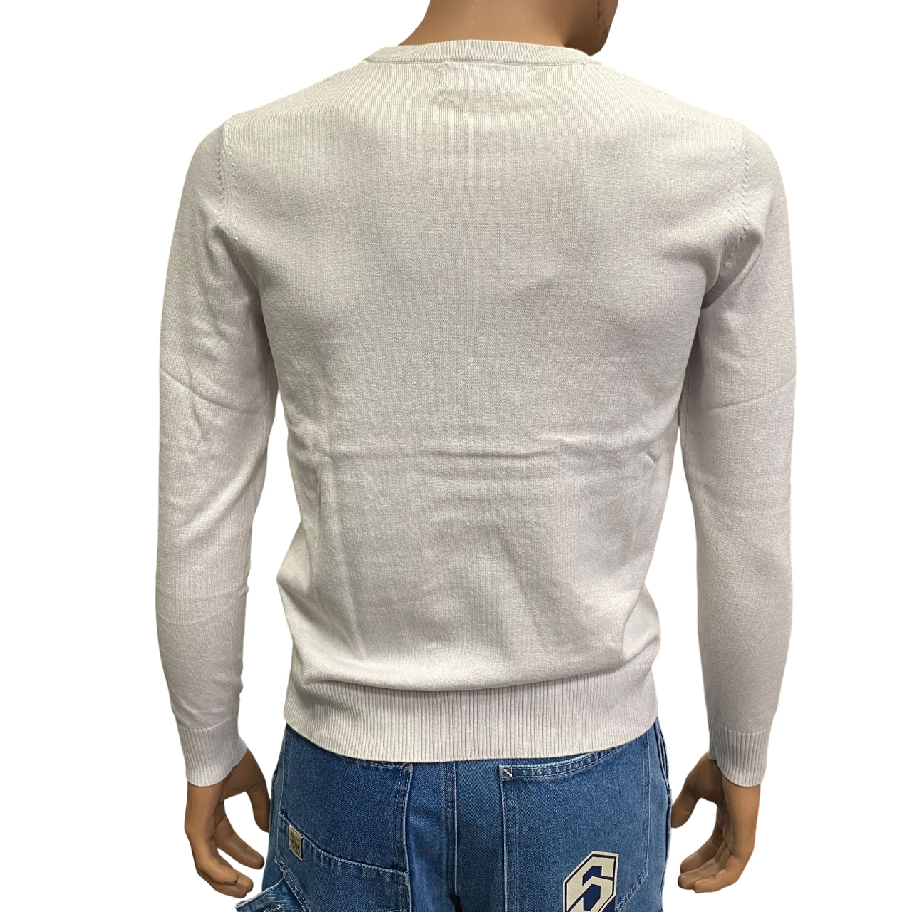 Bikkembergs Maglia Girocollo Uomo BMM1259 3010 beige – Stile e Comfort - retro