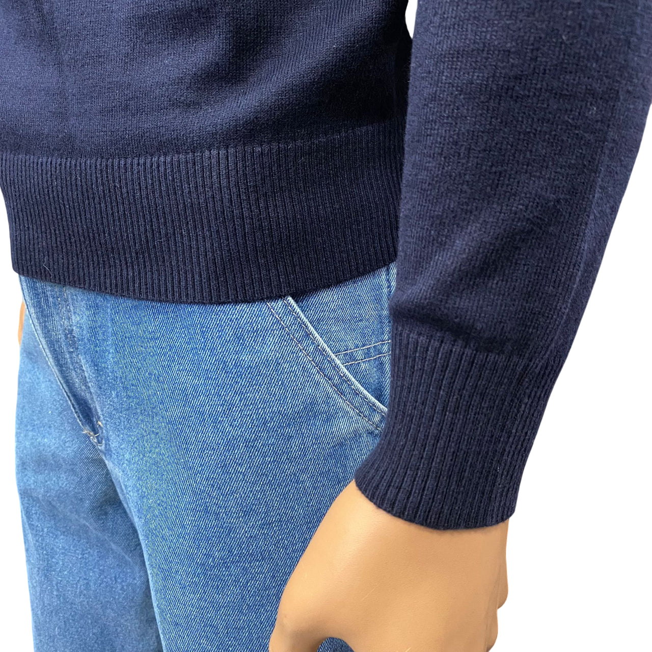 Bikkembergs Maglia Girocollo Uomo BMM1259 7010 Blu – Stile e Comfort - MANICA 