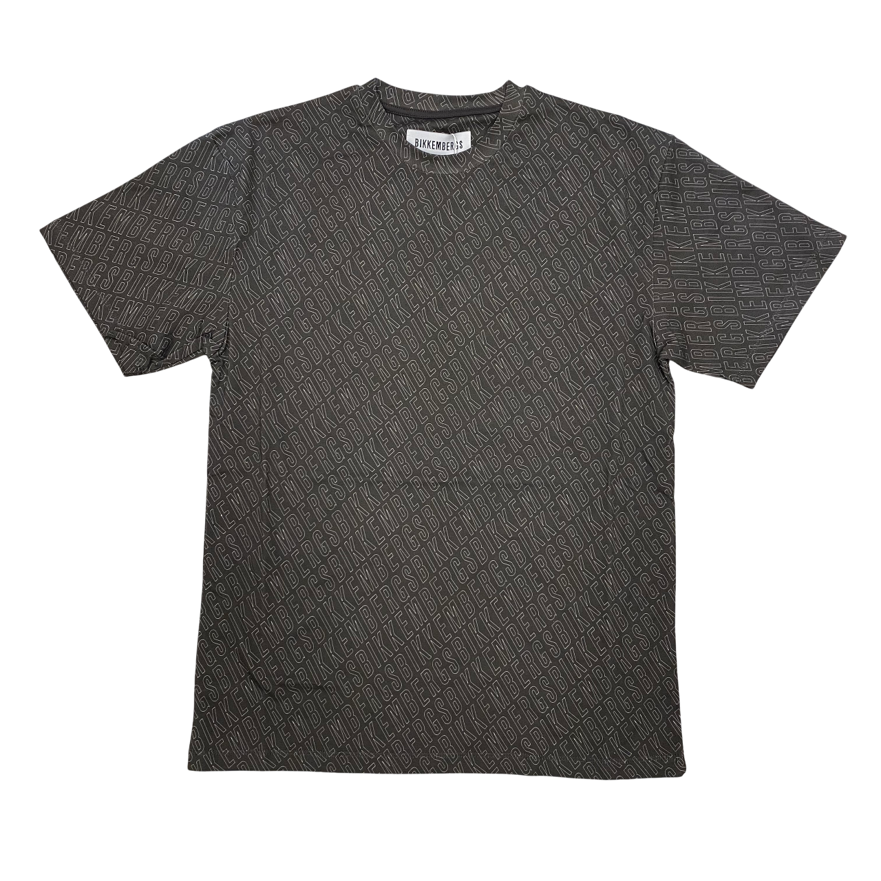 Bikkembergs maglietta manica corta con stampa All-Over BMT0912 8000 nero